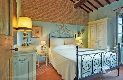 Maison de campagne à vendre Asciano, Toscane, RIF 2992 Schlafzimmer 1