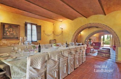 Maison de campagne à vendre Asciano, Toscane, RIF 2992 Esszimmer