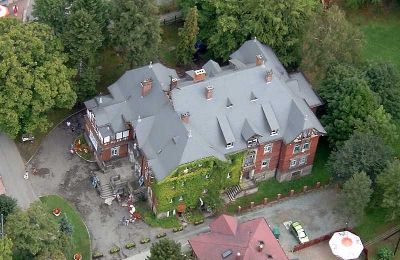 Villa historique à vendre Kudowa-Zdrój, Zdrojowa 36, Basse-Silésie,, Photo Drone