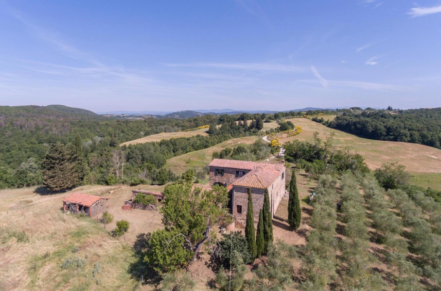 Photos Charmante ferme dans un paysage de collines typiquement toscanes