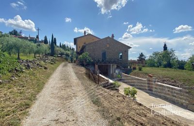 Maison de campagne à vendre Cortona, Toscane, RIF 3085 Zufahrt