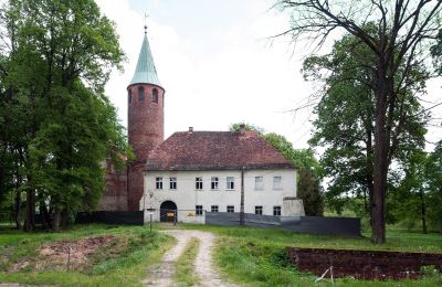 Château médiéval à vendre Karłowice, Zamek w Karłowicach, Voïvodie d'Opole, Vue frontale