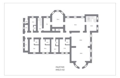 Propriété Lubiatów, Plan d'étage 3