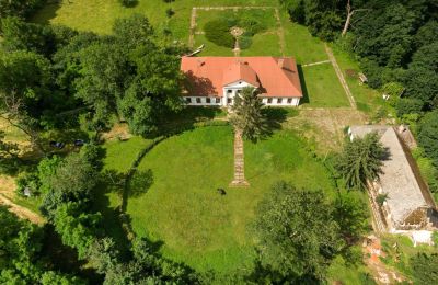 Manoir à vendre Rożnów, Dwór w Rożnowie, Petite-Pologne, Photo Drone