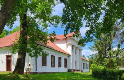 Propriétés, Belle maison de maître à Rożnów - libre de droits