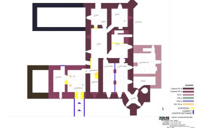 Propriété Osetno, Plan d'étage 1