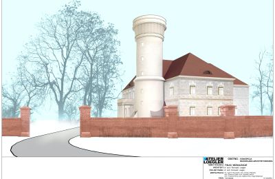 Château à vendre Osetno, Pałac w Osetnie, Basse-Silésie, Visualisation