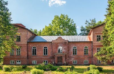 Manoir à vendre Virķēni, virķēnu muiža, Vidzeme, Vue frontale