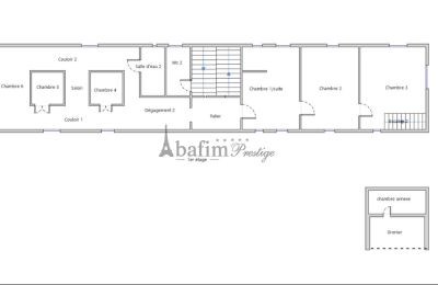 Propriété Mirande, Plan d'étage 1