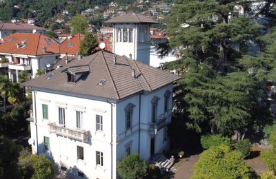 Villa historique à vendre Verbania, Via De Marchi, Piémont, Photo Drone