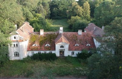 Manoir à vendre Oporowo, Dwór w Oporowie 1, Grande-Pologne, Außenansicht