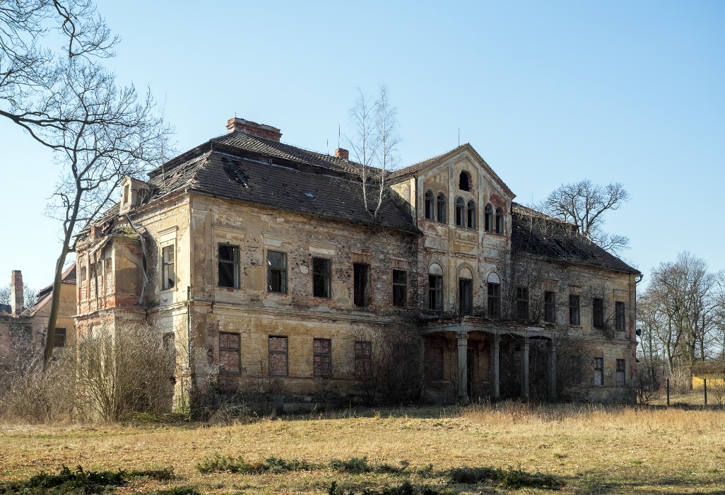 Schlossruine in Vintířov (Bezirk Komotau), Vintířov